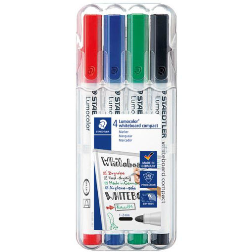Picture of ST WHITEBOARD MARKER THIN PACK X4